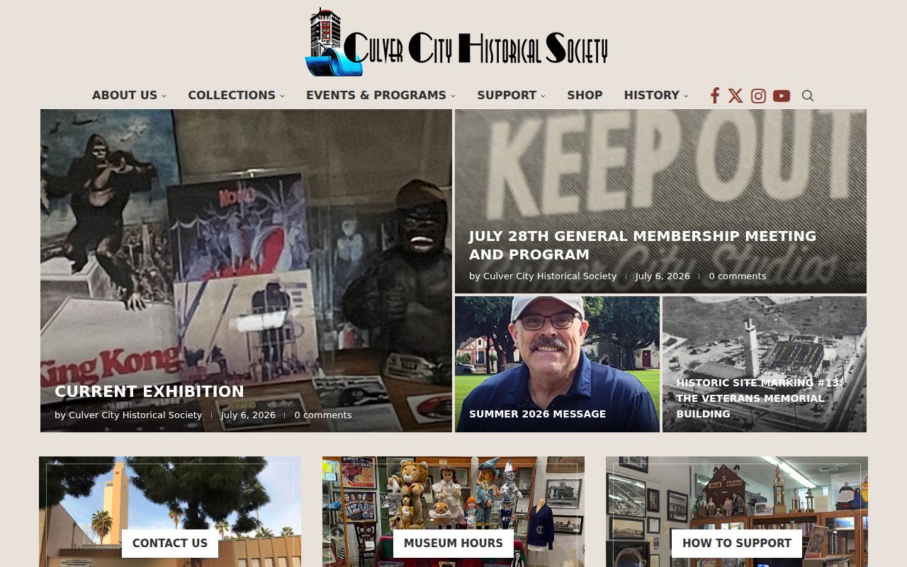 Culver City Historical Society collections for city directory and yearbook research
