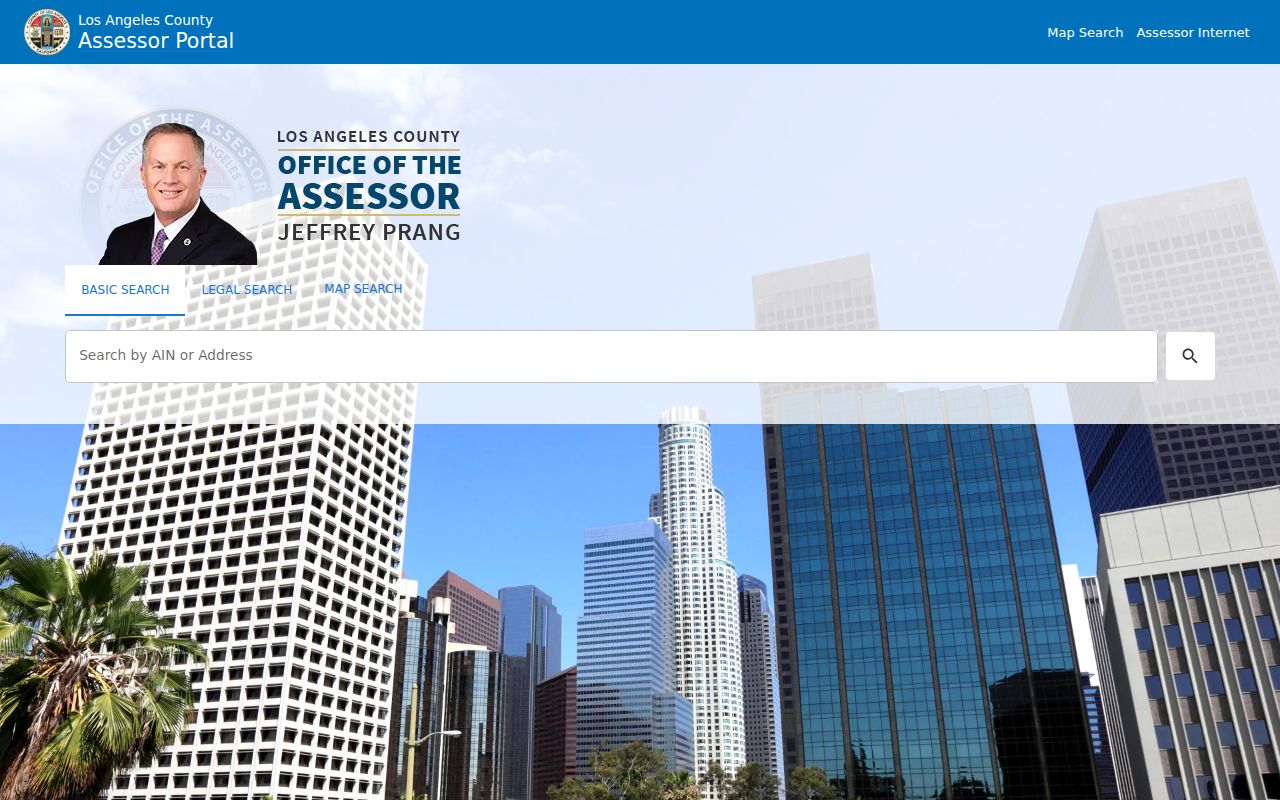 Los Angeles County Assessor address and AIN search for a Culver City parcel